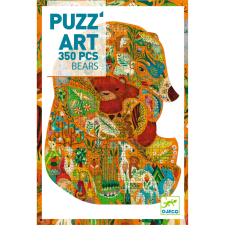 DJECO Művész puzzle - Medvék, 350 db-os - Bears puzzle, kirakós