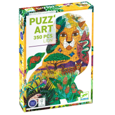 DJECO Művész puzzle - Oroszlán, 350 db-os - Lion puzzle, kirakós