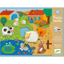 DJECO Óriás puzzle - Tanya - Tactile farm puzzle puzzle, kirakós