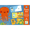 DJECO Párosító puzzle-Bújócska- 12db-os - Djeco