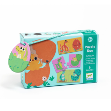 DJECO Párosító puzzle - Kié a tojás, 12 db-os - Funny eggs puzzle, kirakós