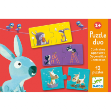 DJECO Puzzle duó Antonímák, Djeco puzzle, kirakós