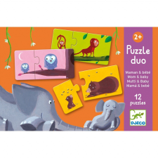 DJECO Puzzle duó Anya és baba, Djeco puzzle, kirakós