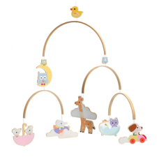 DJECO Szélmobil függődísz - Állatkölykök - Baby animals egyéb bébijáték