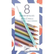 DJECO Színes ceruza készlet - 8 szín, metál - 8 metallic pencils- DJECO színes ceruza