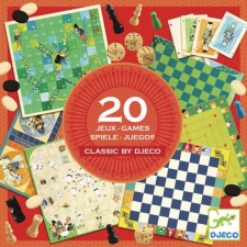 DJECO Társasjáték klasszikus - Classic box - 20 játék társasjáték