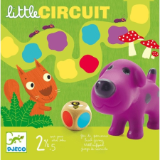 DJECO Társasjáték - Színlépegetős - Little circuit társasjáték
