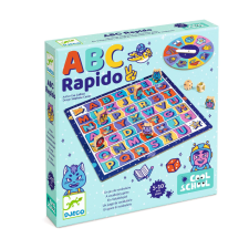 DJECO Társasjáték - Szókincs bajnokság - ABC Rapido társasjáték