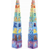 DJECO Toronyépítő Kocka - Szivárvány (DJ08510)