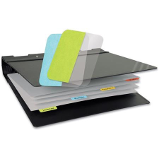 DJOIS Jelölőcímke, műanyag, 4x12 lap, 12x40 mm, DJOIS, vegyes post-it