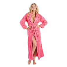 DKaren Eliza hosszú bolyhos fürdőköpeny, rózsaszín M