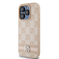 DKNY Apple iPhone 15 Pro DKNY DKHCP15LPCPTSSP Hátlap - Rózsaszín tok és táska