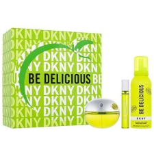 DKNY Be Delicious, SET: edp 100ml + edp 15ml + Sprchová Hab 150ml kozmetikai ajándékcsomag