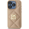 DKNY DKHCP14SPQDSLE Quilted Stack Logo Tok iPhone 14 - Bézs (DKHCP14SPQDSLE)
