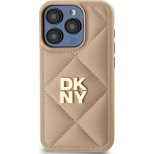 DKNY DKHCP14SPQDSLE Quilted Stack Logo Tok iPhone 14 - Bézs (DKHCP14SPQDSLE) tok és táska