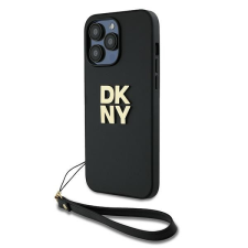 DKNY DKHCP14XPBSWSK Wrist Strap Stock Logo tok iPhone 14 Pro Max - fekete tok és táska