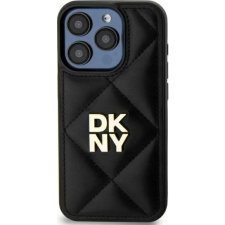 DKNY DKHCP15SPQDSLK Quilted Stack Logo Tok iPhone 15 - Fekete (DKHCP15SPQDSLK) tok és táska