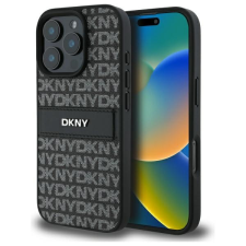 DKNY DKHCP16XPRTHSLK Texture Pattern Tonal Stripe keménytok iPhone 16 Pro Max - fekete tok és táska