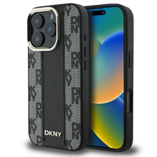 DKNY DKHMP16LPCPVSLK Checkered Pattern Magsafe keménytok iPhone 16 Pro - fekete tok és táska