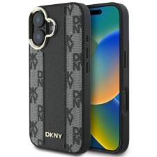DKNY DKHMP16SPCPVSLK Checkered Pattern Magsafe keménytok iPhone 16 - fekete tok és táska