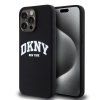 DKNY DKNY Liquid Silicone Arch Logo MagSafe tok iPhone 14 Pro készülékhez fekete