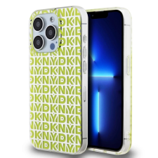 DKNY DKNY PC/TPU Repeat Pattern tok iPhone 15 Pro Max készülékhez sárga tok és táska