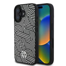 DKNY DKNY PU Leather Crosswalk Pattern Magsafe tok iPhone 16 készülékhez elefántcsont tok és táska