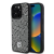 DKNY DKNY PU Leather Crosswalk Pattern Magsafe tok iPhone 16 Pro Max készülékhez elefántcsont