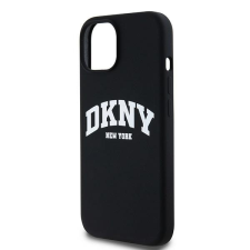 DKNY iPhone 11 / XR MagSafe Arch LOGO keménykeretes Szilikon Telefon tok - Fekete (DKHMN61SNYACH) tok és táska
