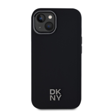 DKNY iPhone 14 MagSafe PU Bőr Telefon tok - Fekete (DKHMP14SPSMCSLK) tok és táska