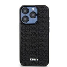 DKNY iPhone 15 Plus keménykeretes 3D gumi Telefon tok - Fekete (DKHCP15M3DRPWK) tok és táska