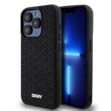 DKNY iPhone 15 Pro keménykeretes 3D gumi Telefon tok - Fekete (DKHCP15L3DRPWK) tok és táska
