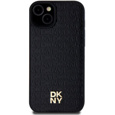 DKNY PU Leather Repeat Pattern Stack Logo MagSafe iPhone 13 Black tok tok és táska