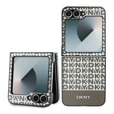 DKNY Repeat Pattern Bottom Stripe tok Samsung Galaxy Z Flip 6 - barna tok és táska