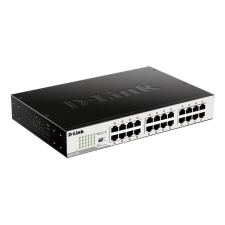 DLINK D-LINK Switch 24x1000Mbps Fémházas Asztali, DGS-1024D/E hub és switch