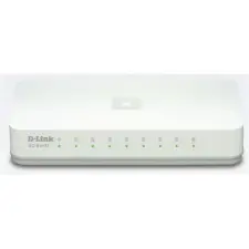 DLINK D-LINK Switch 8x100Mbps Műanyagházas Asztali, GO-SW-8E/E hub és switch