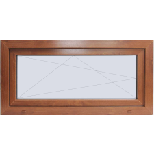 DM 120×60 cm aranytölgy színű bukó-nyíló ablak nyílászáró