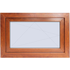 DM 90×60 cm aranytölgy színű bukó-nyíló ablak nyílászáró