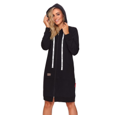 DN Nightwear Addison női fürdőköpeny, fekete M női köntös