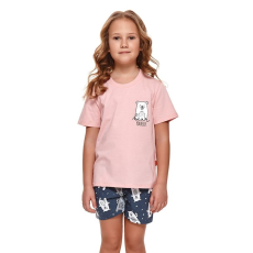 DN Nightwear Bear lánykapizsama, rózsaszín 122