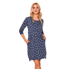 DN Nightwear Connie kismamahálóing, kék, fecskés XXL hálóing, pizsama