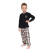 DN Nightwear Dino gyerekpizsama, fekete 146/152