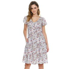 DN Nightwear Diva hálóing, szürke, virágos XXL