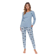 DN Nightwear Dreams női pizsama, világoskék XL