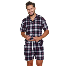 DN Nightwear Dylan férfi pizsama, kockás mintájú XL