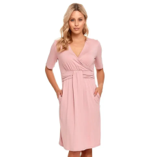 DN Nightwear Flamingo kismamahálóing, rózsaszín, bambusz L