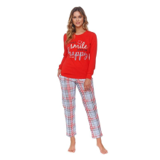 DN Nightwear Flow női pizsama, piros, smile XXL hálóing, pizsama
