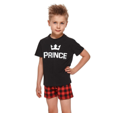 DN Nightwear Prince rövid fiúpizsama, fekete 110 gyerek hálóing, pizsama