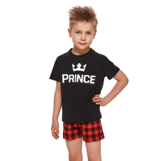 DN Nightwear Prince rövid fiúpizsama, fekete 134