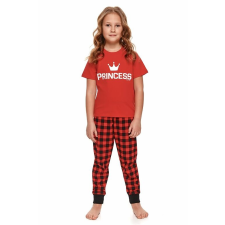 DN Nightwear Princess II lánykapizsama, piros 146 gyerek hálóing, pizsama